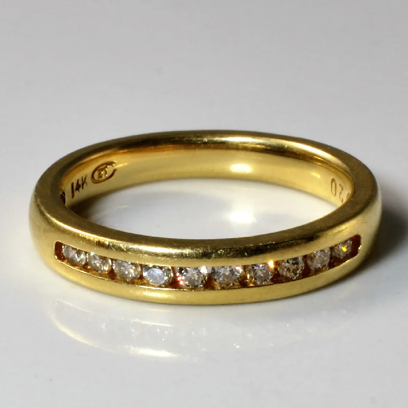 Exclusive Gemstone Jewelry At Special Prices Channel Set Diamond Band | 0.20ctw | SZ 6 |