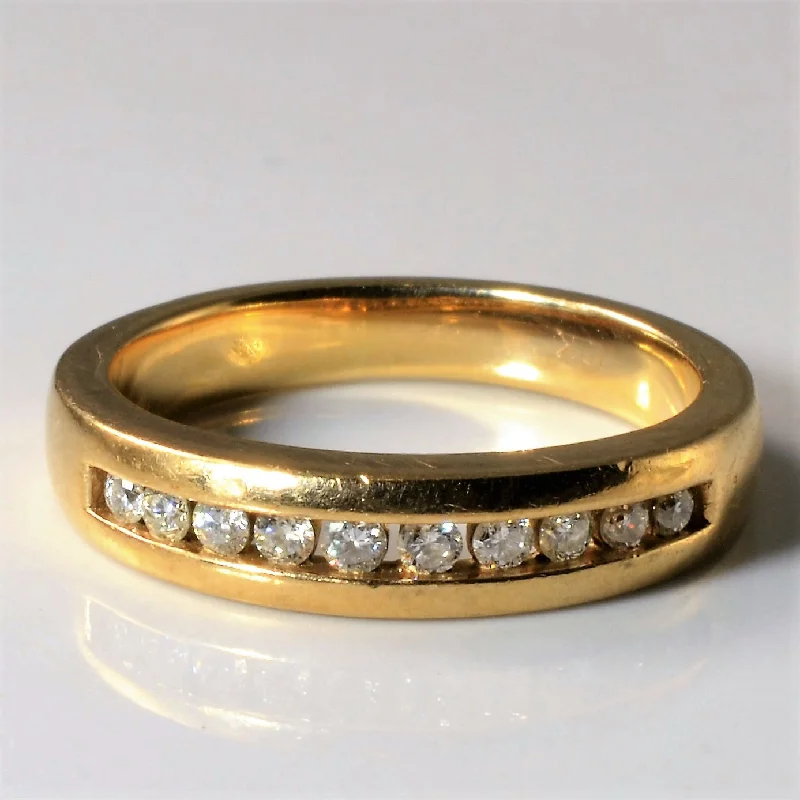 Shop Stylish Jewelry Now And Save Big Channel Set Diamond Band | 0.22ctw | SZ 7.5 |