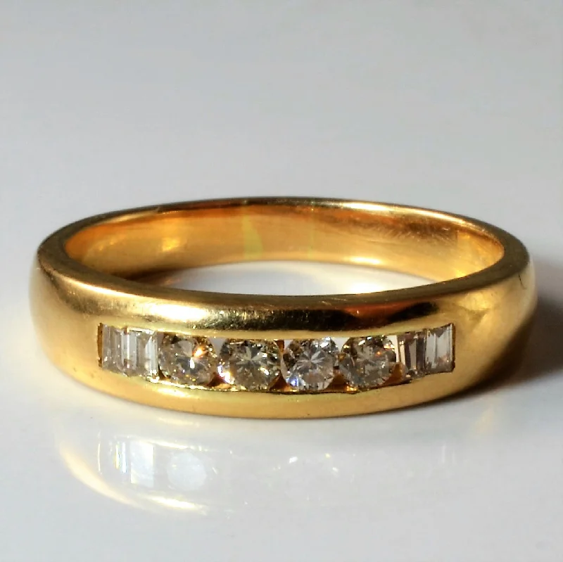 Personalized Jewelry Sale – Meaningful Gifts At Great Prices Mixed Cut Diamond Channel Band | 0.46ctw | SZ 9.25 |