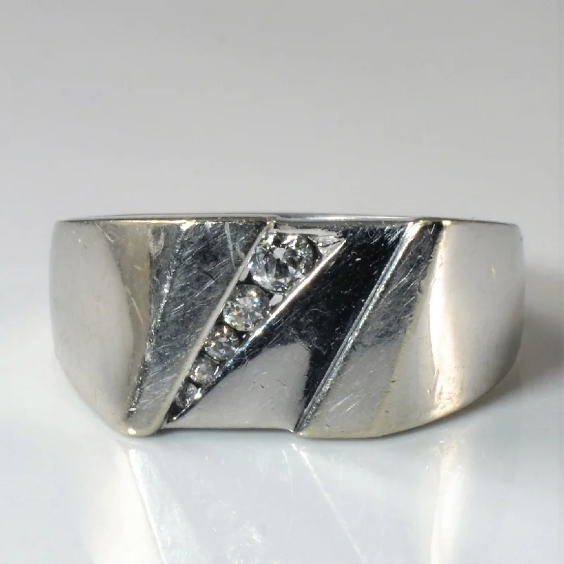 Best Jewelry Deals – Premium Quality At Exclusive Discounts Diagonal Diamond Channel Band | 0.17ctw | SZ 11 |