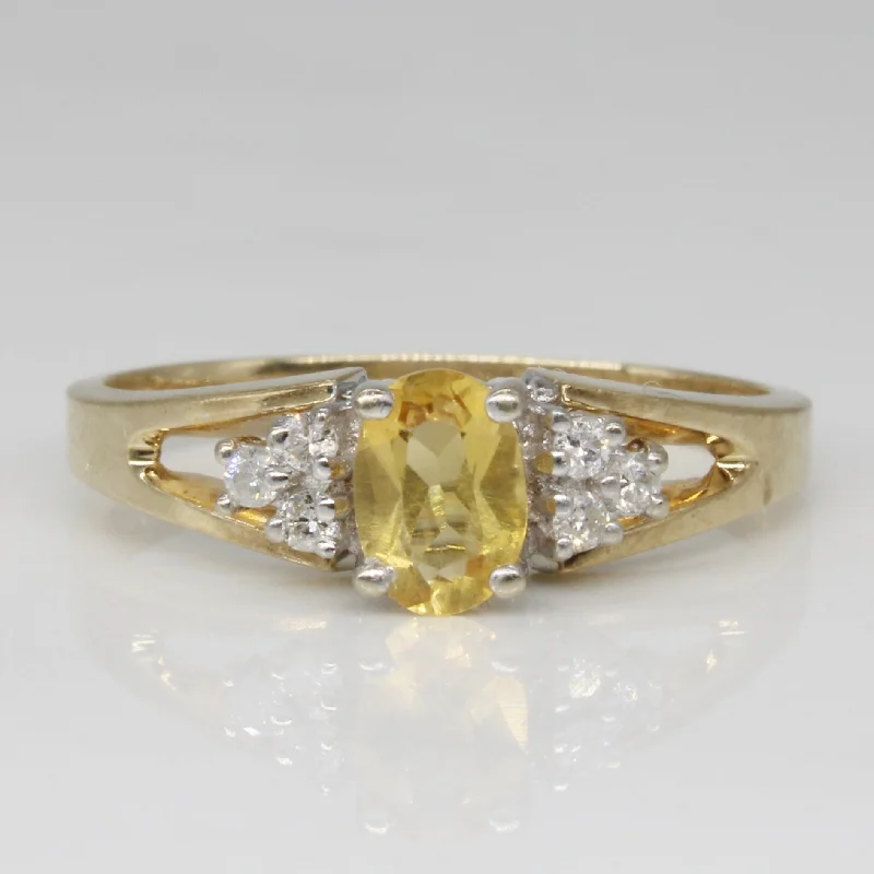 Exclusive Gemstone Jewelry Markdowns – Shop Now Citrine & Diamond Ring | 0.35ct, 0.07ctw | SZ 6.5 |