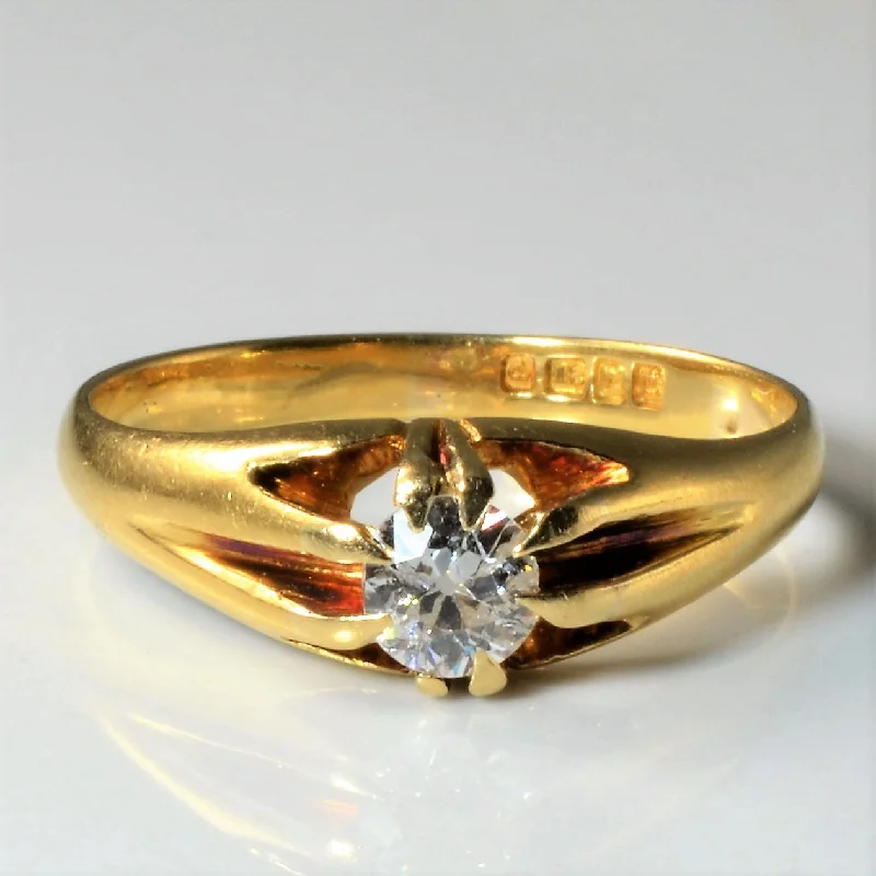Limited-Time Offer On Elegant Jewelry Pieces Claw Set Solitaire Diamond Ring | 0.34ct | SZ 8.5 |