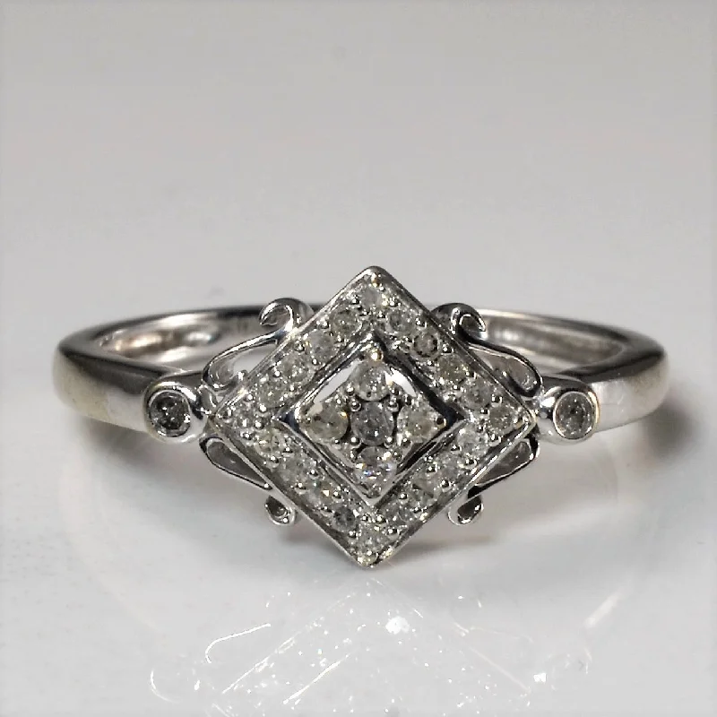 Jewelry Deals That Sparkle – Shop Today Ornate Diamond Cluster Promise Ring | 0.10ctw | SZ 7 | Jewelry Deals That Sparkle – Shop Today Ornate Diamond Cluster Promise Ring | 0.10ctw | SZ 7 |