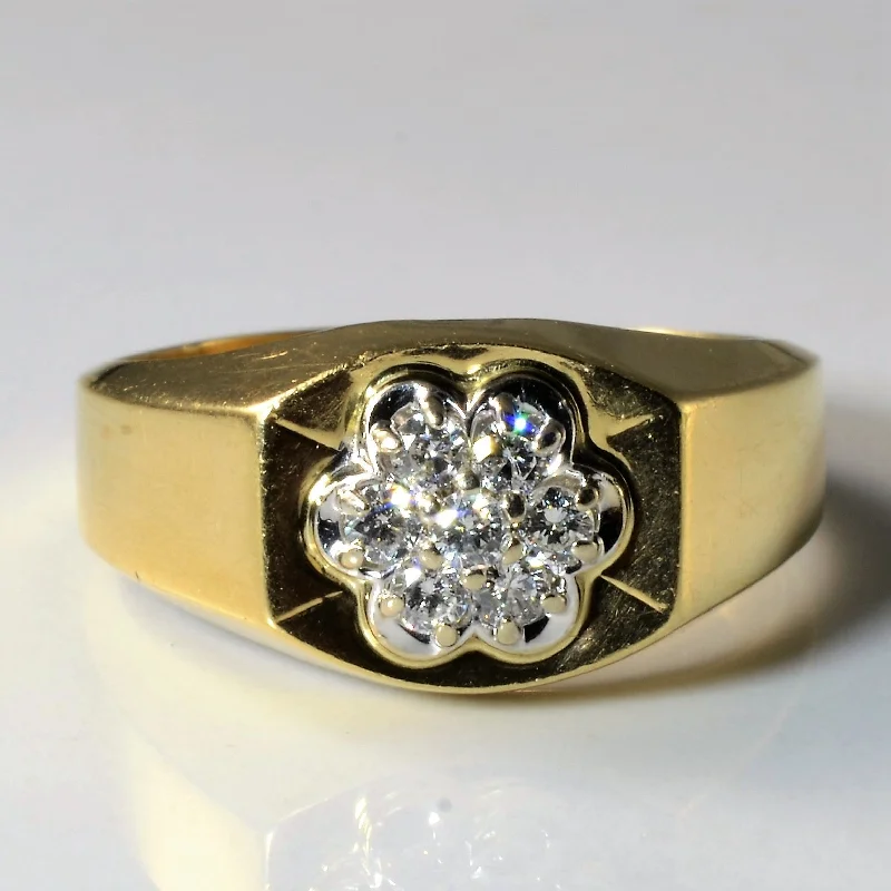 Special Jewelry Deals – Upgrade Your Collection Floral Diamond Cluster Ring | 0.25ctw | SZ 9.5 |