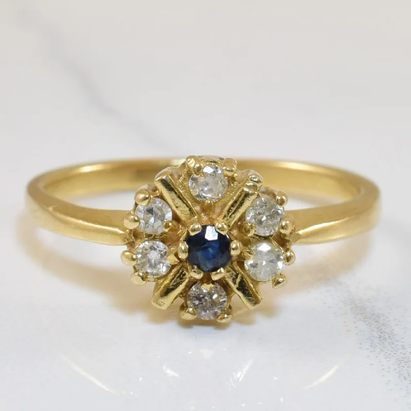 Chic And Stylish Jewelry At Exclusive Prices Petite Diamond & Sapphire Cluster Ring | 0.18ctw, 0.06ctw | SZ 6.5 | Chic And Stylish Jewelry At Exclusive Prices Petite Diamond & Sapphire Cluster Ring | 0.18ctw, 0.06ctw | SZ 6.5 |
