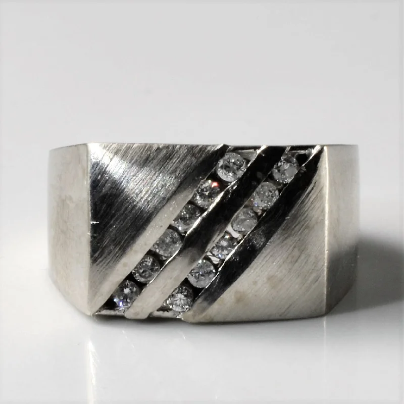 Unmissable Jewelry Sale – Shop Before It's Too Late Double Row Channel Diamond Ring | 0.18ctw | SZ 5.75 |