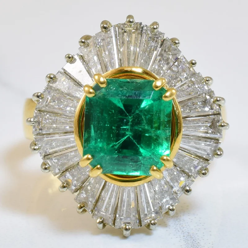 Last Chance To Grab Your Favorite Jewelry At A Discount 'Brinkhaus' Emerald & Diamond Ballerina Ring | 3.00ct, 1.68ctw | SZ 7 | Last Chance To Grab Your Favorite Jewelry At A Discount 'Brinkhaus' Emerald & Diamond Ballerina Ring | 3.00ct, 1.68ctw | SZ 7 |