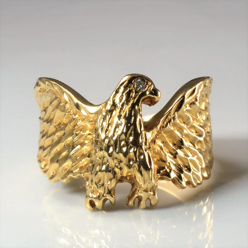 Stunning Jewelry At Even More Stunning Prices Golden Eagle Ring | 0.015ct | SZ 8.75 | Stunning Jewelry At Even More Stunning Prices Golden Eagle Ring | 0.015ct | SZ 8.75 |