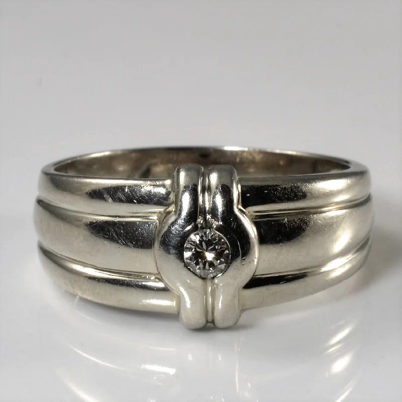 Unlock Unbeatable Jewelry Deals Before They’Re Gone Bezel Set Solitaire Diamond Band | 0.10ct | SZ 9.75 |