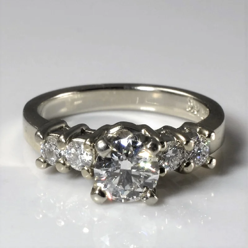 Elegant Jewelry, Exclusive Prices – Shop Now High Set Five Stone Diamond Ring | 0.57ctw | SZ 2.25 | Elegant Jewelry, Exclusive Prices – Shop Now High Set Five Stone Diamond Ring | 0.57ctw | SZ 2.25 |