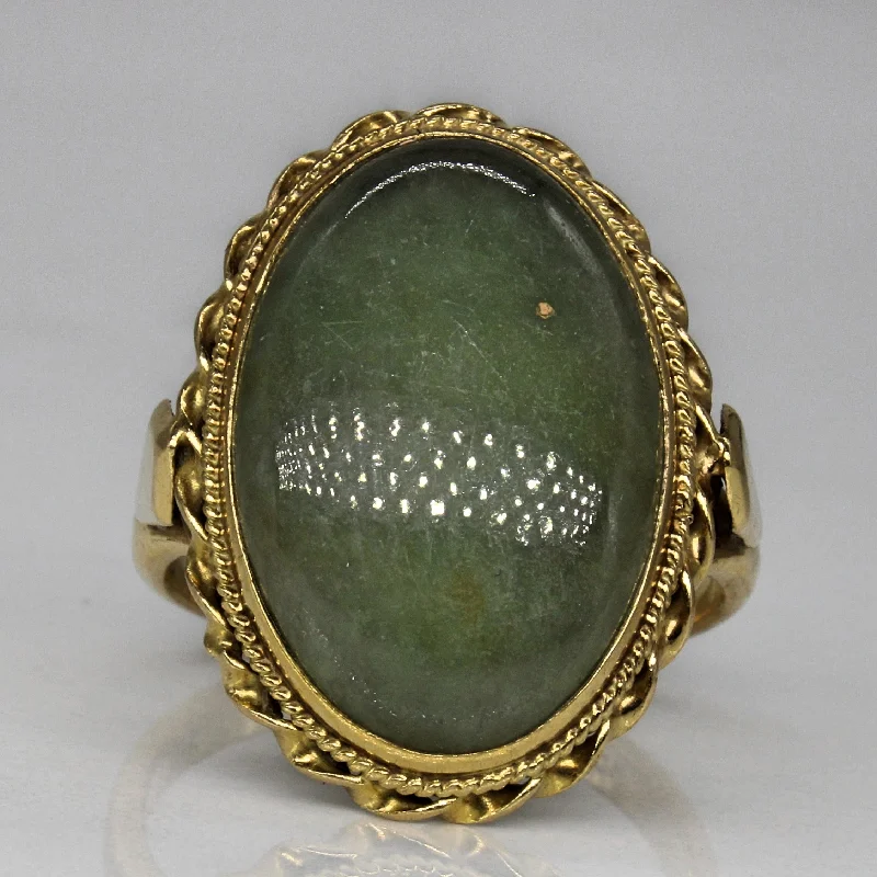 Limited-Stock Jewelry Sale – Shop Before It's Gone Jadeite Cocktail Ring | 11.40ct | SZ 8 | Limited-Stock Jewelry Sale – Shop Before It's Gone Jadeite Cocktail Ring | 11.40ct | SZ 8 |