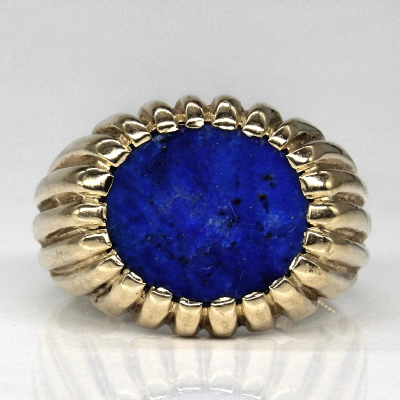 Exclusive Jewelry Markdowns – Limited-Time Offer Lapis Lazuli Cabochon Ring | 2.30ct | SZ 10.5 | Exclusive Jewelry Markdowns – Limited-Time Offer Lapis Lazuli Cabochon Ring | 2.30ct | SZ 10.5 |