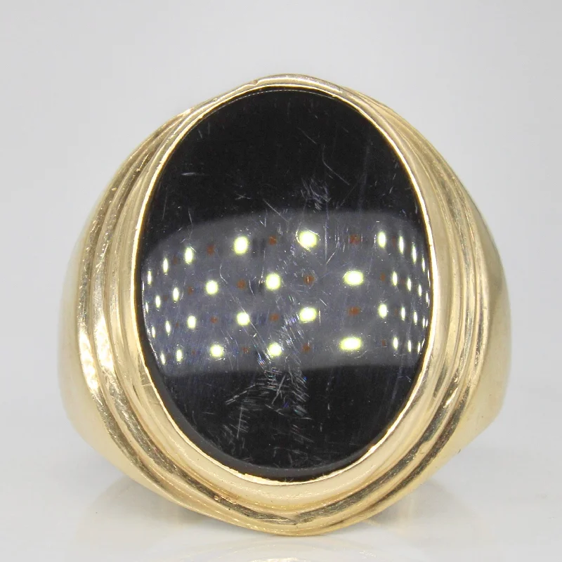 Waterproof Stainless Steel Jewelry For Lasting Beauty Onyx Cocktail Ring | 5.00ct | SZ 10.25 | Waterproof Stainless Steel Jewelry For Lasting Beauty Onyx Cocktail Ring | 5.00ct | SZ 10.25 |