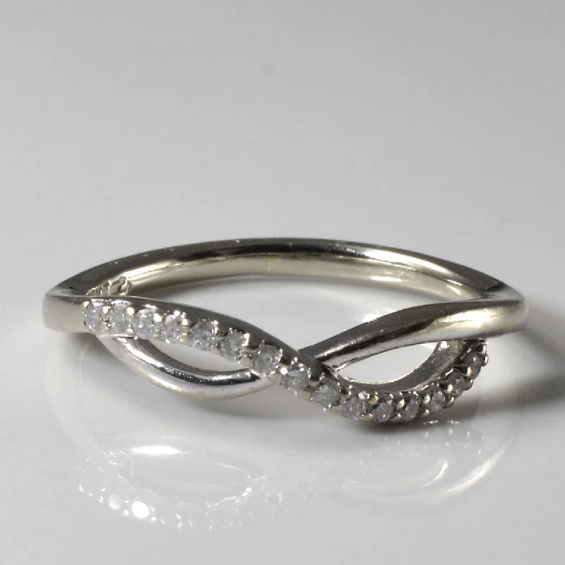 Discounted Luxury Jewelry – Shine Without The Splurge Pave Diamond Infinity Ring | 0.08ctw | SZ 5.25 | Discounted Luxury Jewelry – Shine Without The Splurge Pave Diamond Infinity Ring | 0.08ctw | SZ 5.25 |