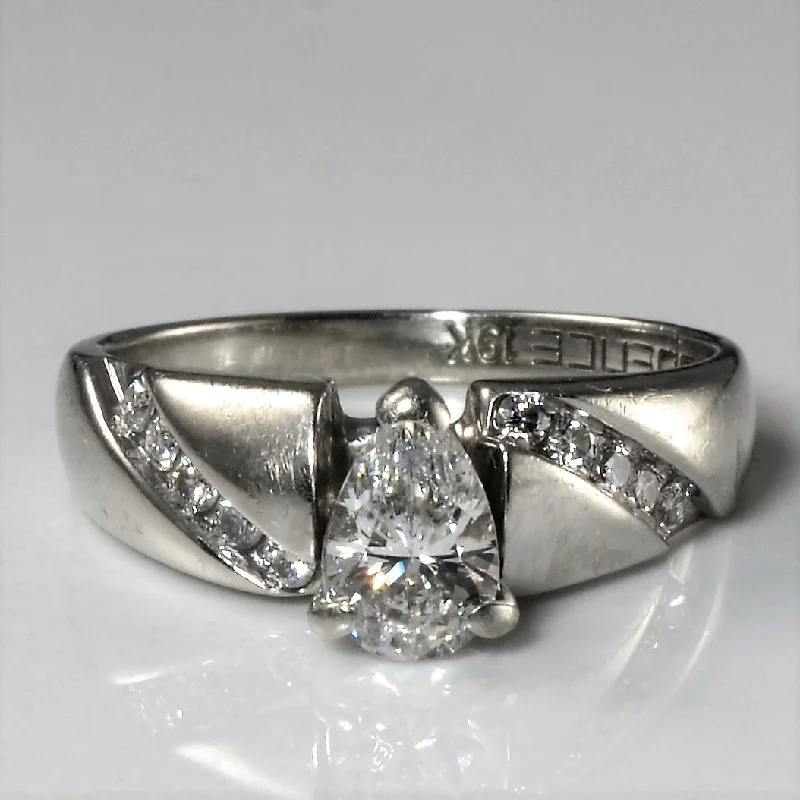 Accessorize For Less – Luxury Jewelry At Affordable Prices Pear Diamond Engagement Ring | 0.75ctw | SZ 6.5 | Accessorize For Less – Luxury Jewelry At Affordable Prices Pear Diamond Engagement Ring | 0.75ctw | SZ 6.5 |
