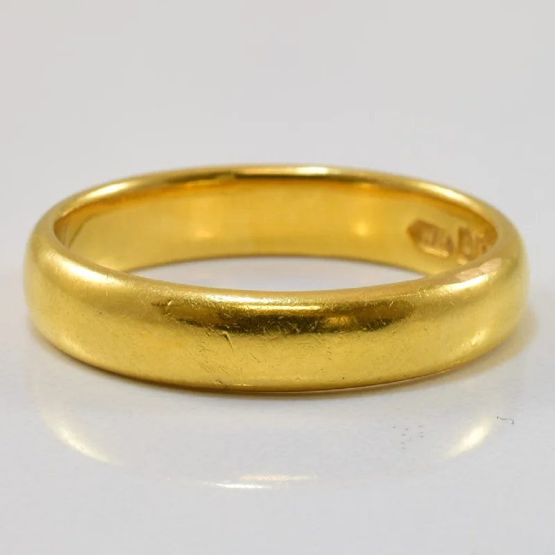 Personalized Engraved Jewelry For Meaningful Gifts 1950s Yellow Gold Band | SZ 5 |