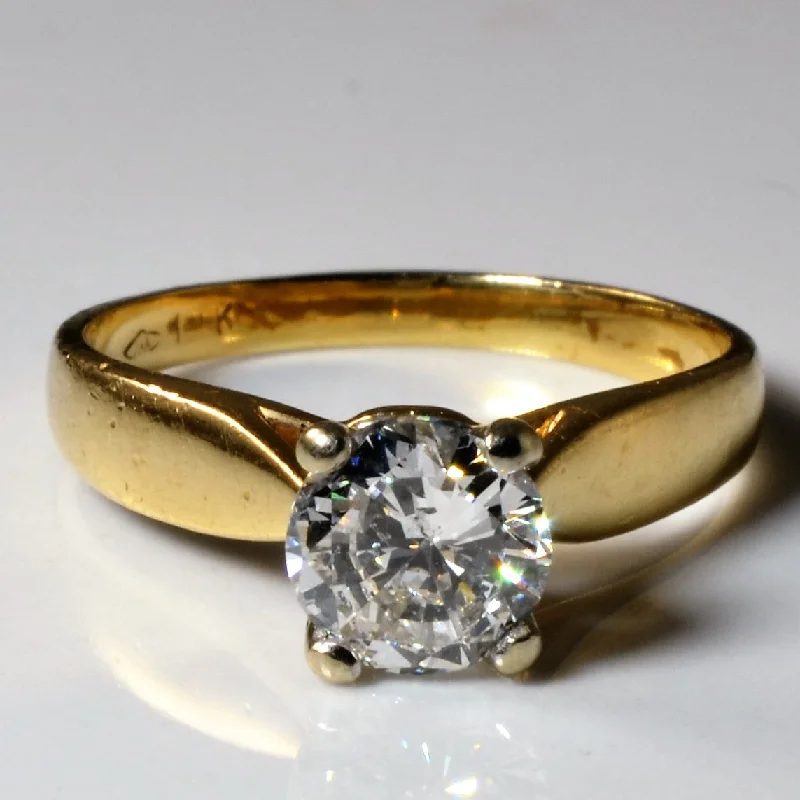 Timeless Elegance At Unbelievable Discounts Basket Set Solitaire Diamond Ring | 0.92ct | SZ 6.5 |