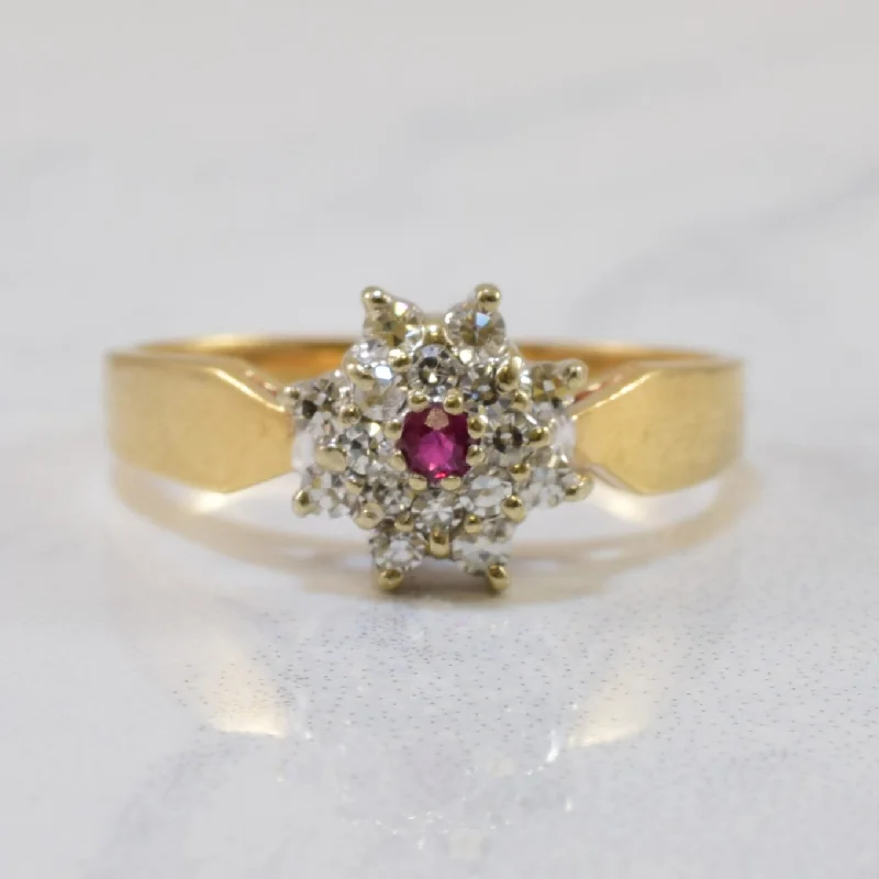 The Perfect Accessory For Less – Jewelry Sale Live Ruby & Diamond Double Halo Ring | 0.15ctw, 0.04ct | SZ 4.5 | The Perfect Accessory For Less – Jewelry Sale Live Ruby & Diamond Double Halo Ring | 0.15ctw, 0.04ct | SZ 4.5 |