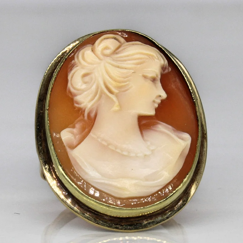 Your Perfect Accessory Now At The Best Price Sea Shell Cameo Cocktail Ring | 9.45ct | SZ 6.5 | Your Perfect Accessory Now At The Best Price Sea Shell Cameo Cocktail Ring | 9.45ct | SZ 6.5 |