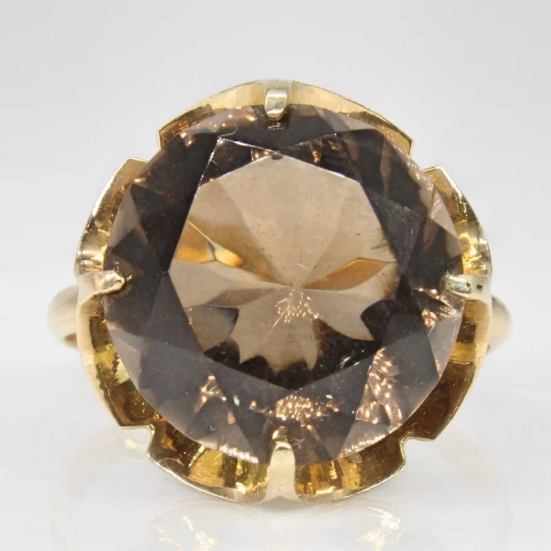 Shop Handcrafted Jewelry At Special Promotional Rates Smoky Quartz Cocktail Ring | 8.25ct | SZ 6.5 |