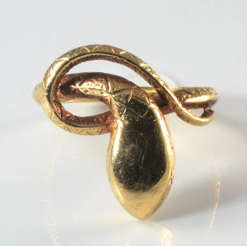 Shop Fine Jewelry With Amazing Deals Early 1900s Serpent Wrap Ring | SZ 8.5 |