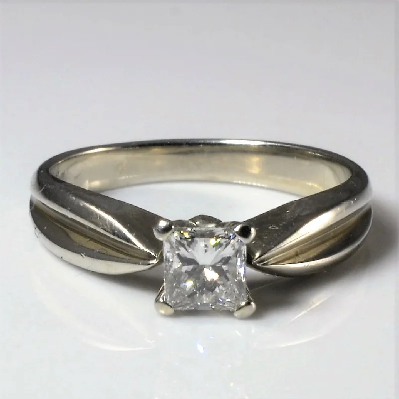 Unmissable Discounts On Timeless Jewelry Pieces Tapered Solitaire Princess Diamond Ring | 0.40ct | SZ 5 |