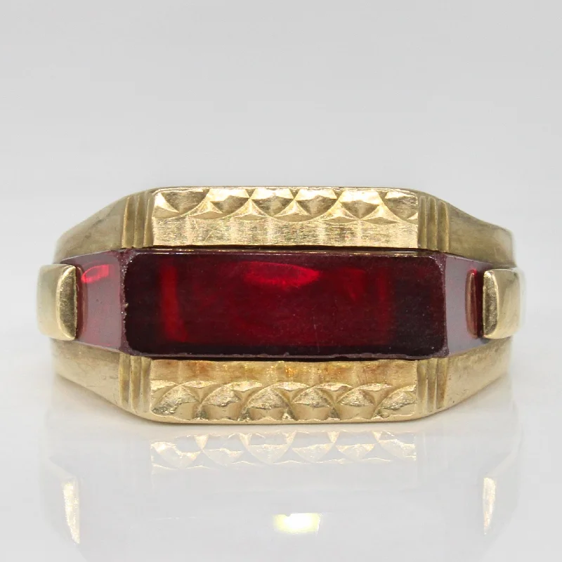 Must-Have Jewelry Pieces At Reduced Prices Tapered Synthetic Ruby Ring | 6.00ct | SZ 9.75 | Must-Have Jewelry Pieces At Reduced Prices Tapered Synthetic Ruby Ring | 6.00ct | SZ 9.75 |