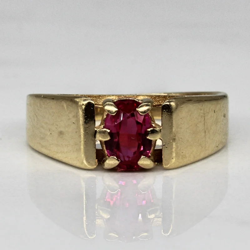Trending Jewelry Now At Unbeatable Prices Synthetic Ruby High Set Ring | 0.40ct | SZ 5.75 | Trending Jewelry Now At Unbeatable Prices Synthetic Ruby High Set Ring | 0.40ct | SZ 5.75 |