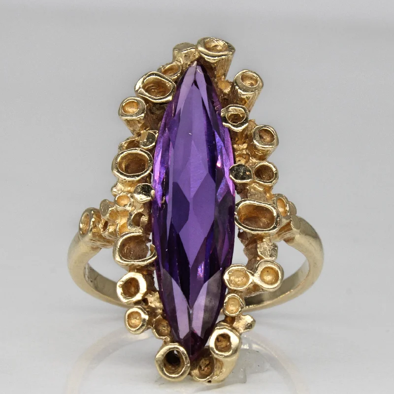 Seasonal Jewelry Clearance – Best Styles At The Lowest Prices Synthetic Purple Sapphire Navette Ring | 6.50ct | SZ 8 | Seasonal Jewelry Clearance – Best Styles At The Lowest Prices Synthetic Purple Sapphire Navette Ring | 6.50ct | SZ 8 |