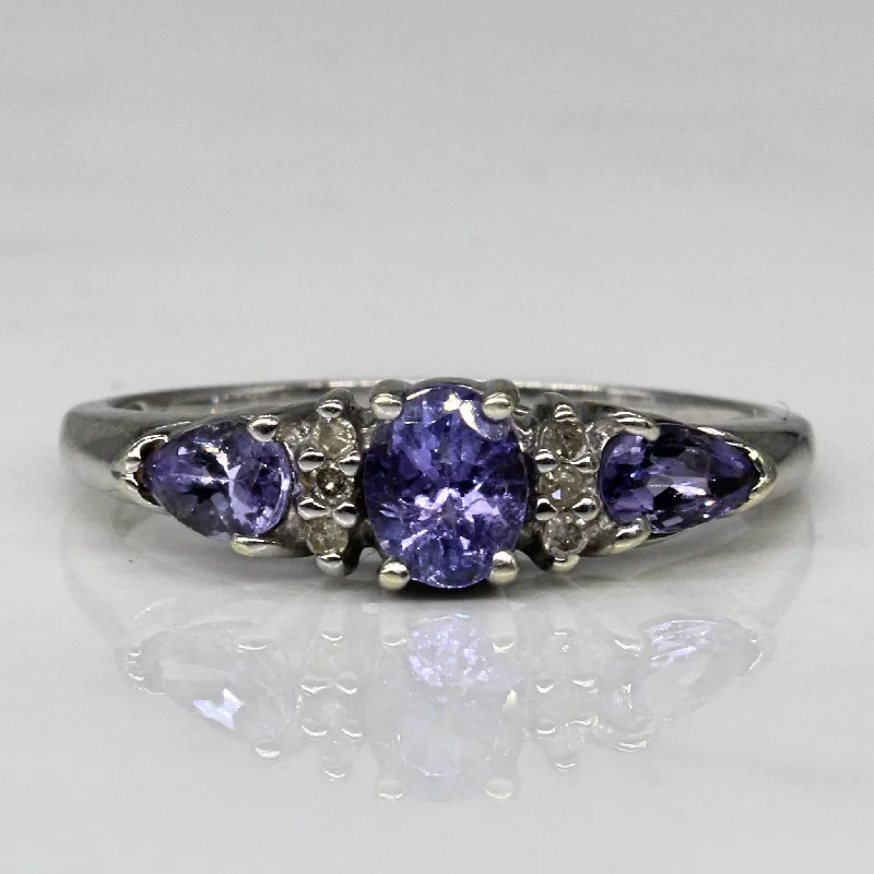 Shop High-Quality Jewelry At Jaw-Dropping Discounts Tanzanite & Diamond Ring | 0.36ctw, 0.03ctw | SZ 7 | Shop High-Quality Jewelry At Jaw-Dropping Discounts Tanzanite & Diamond Ring | 0.36ctw, 0.03ctw | SZ 7 |