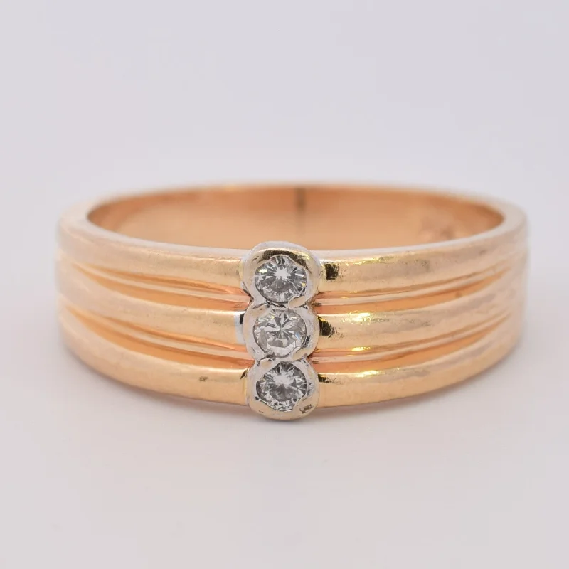 Flash Sale On Stunning Jewelry – Don't Miss Out Three Stone Bezel Set Diamond Ring | 0.07ctw | SZ 6.75 |