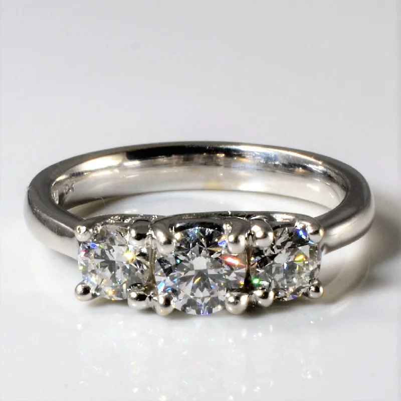 Unmissable Jewelry Sale – Shop Before It's Too Late Three Stone Diamond Engagement Ring | 1.04ctw | SZ 6.5 | Unmissable Jewelry Sale – Shop Before It's Too Late Three Stone Diamond Engagement Ring | 1.04ctw | SZ 6.5 |