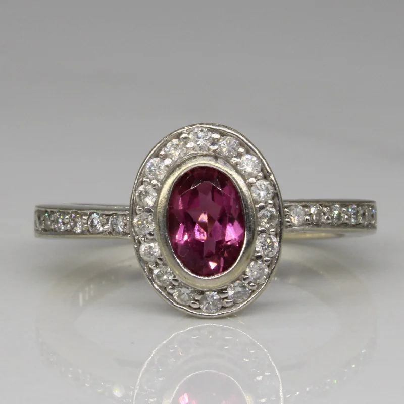 Shop Elegant Jewelry At Unbeatable Prices Oval Cut Tourmaline & Diamond Ring | 0.45ct, 0.28ctw | SZ 4.25 | Shop Elegant Jewelry At Unbeatable Prices Oval Cut Tourmaline & Diamond Ring | 0.45ct, 0.28ctw | SZ 4.25 |