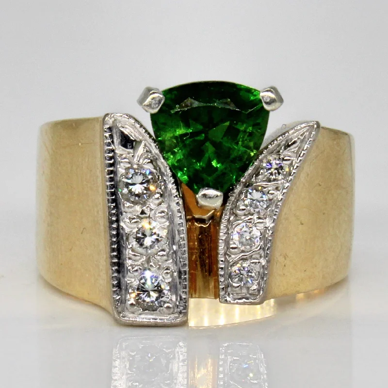 Exclusive Jewelry Bundles At Discounted Rates Tourmaline & Diamond Cocktail Ring | 0.80ct, 0.22ctw | SZ 6 |