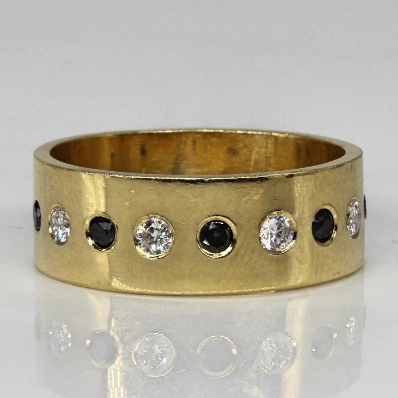 Elegant Rose Gold Jewelry For A Stylish Touch Black & White Diamond Ring | 0.35ctw | SZ 9 | Elegant Rose Gold Jewelry For A Stylish Touch Black & White Diamond Ring | 0.35ctw | SZ 9 |