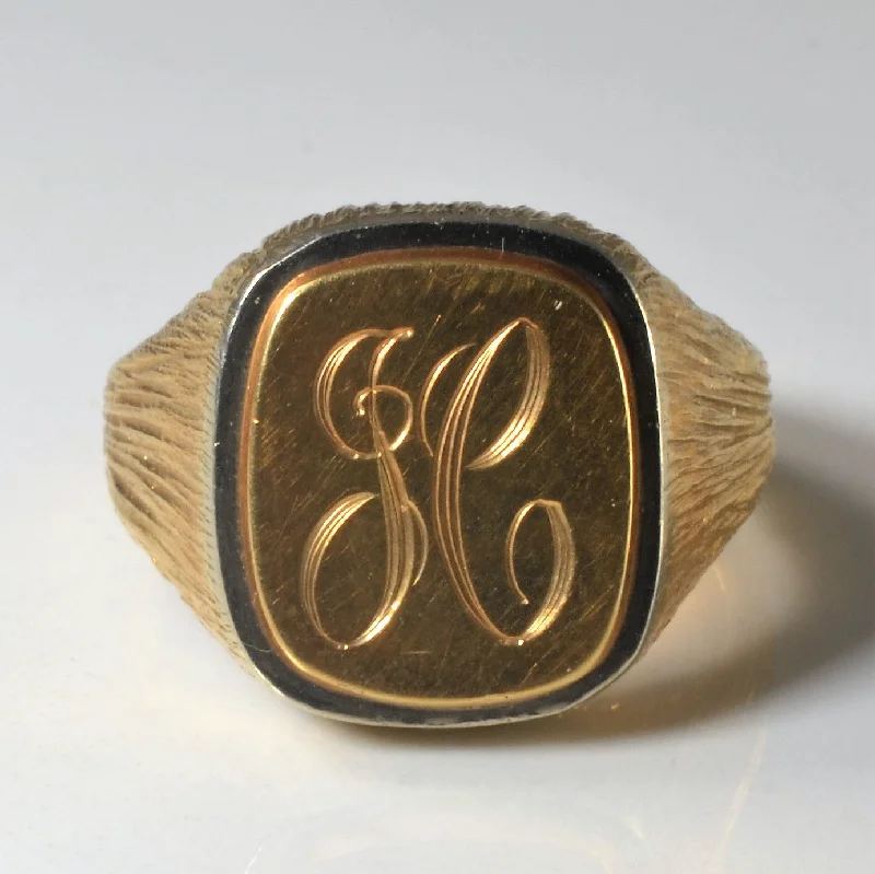Save On Luxury Jewelry Pieces – Limited-Time Offers Engraved 'JC' Signet Ring | SZ 9.25 | Save On Luxury Jewelry Pieces – Limited-Time Offers Engraved 'JC' Signet Ring | SZ 9.25 |