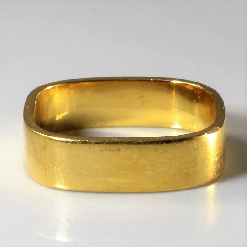 Elegant Jewelry, Affordable Luxury – Shop Now Plain Gold Soft Square Band | SZ 4.5 | Elegant Jewelry, Affordable Luxury – Shop Now Plain Gold Soft Square Band | SZ 4.5 |