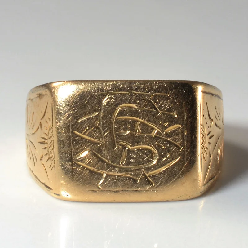 Flash Deals On Fine Jewelry – Shop Before It's Gone Yellow Gold Signet Ring | SZ 10 | Flash Deals On Fine Jewelry – Shop Before It's Gone Yellow Gold Signet Ring | SZ 10 |