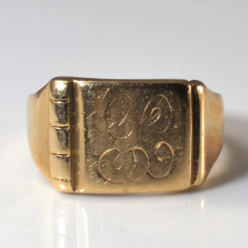 Last Chance To Shop High-End Jewelry At Markdown Prices Initial 'GC' Signet Ring | SZ 5.75 | Last Chance To Shop High-End Jewelry At Markdown Prices Initial 'GC' Signet Ring | SZ 5.75 |
