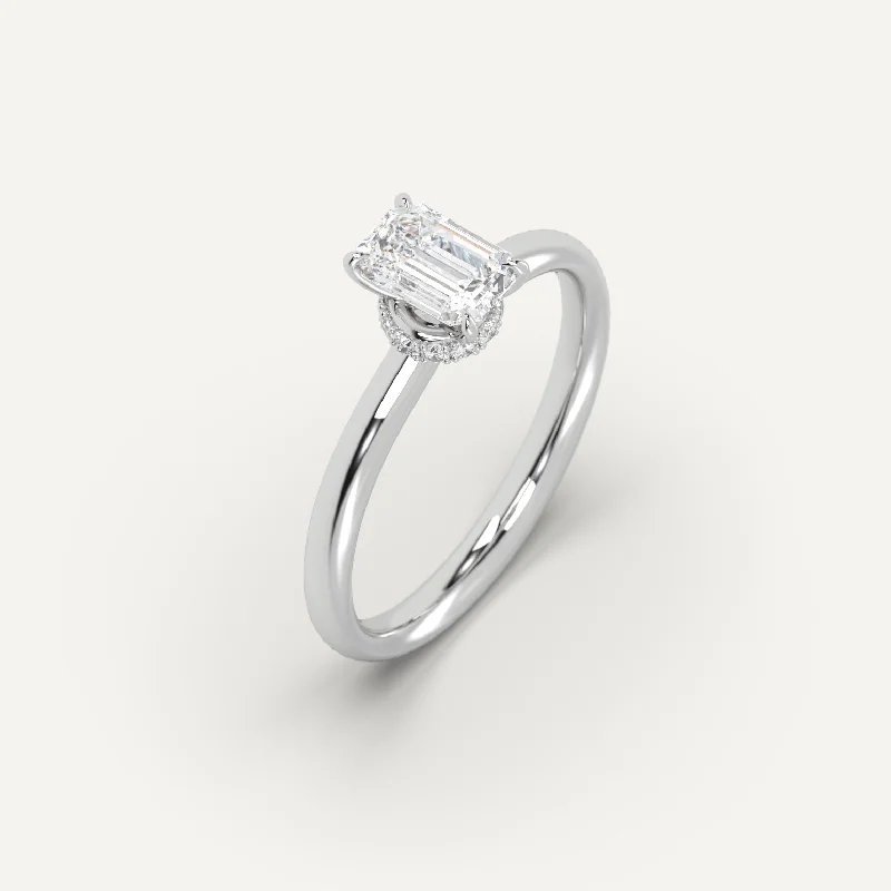Elegant Jewelry, Exclusive Prices – Shop Now 1 carat Emerald Cut Diamond Ring