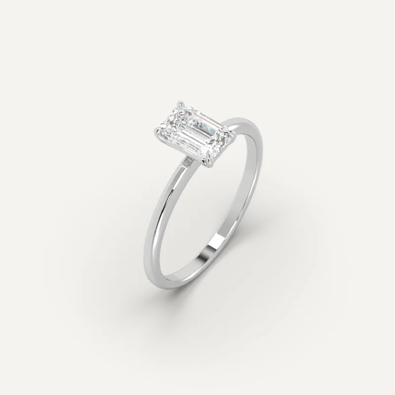 Personalized Jewelry Sale – Meaningful Gifts At Great Prices 1 carat Emerald Cut Diamond Ring