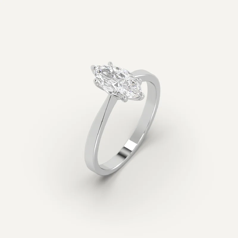 Dazzle In Elegance With Our Biggest Jewelry Sale 1 carat Marquise Cut Diamond Ring