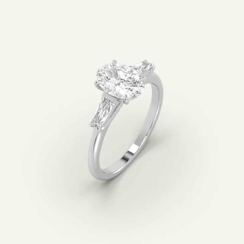 Shop Dazzling Jewelry With Special Promotional Discounts 1 carat Oval Cut Diamond Ring