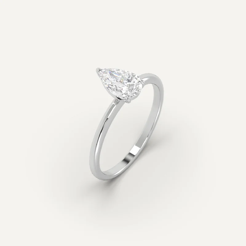 Affordable Luxury Jewelry For Every Occasion 1 carat Pear Cut Diamond Ring