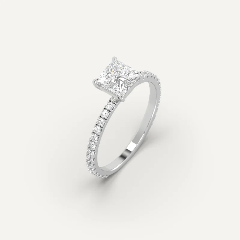 Best Jewelry Sale – Shop Exclusive Designs Now 1 carat Princess Cut Diamond Ring