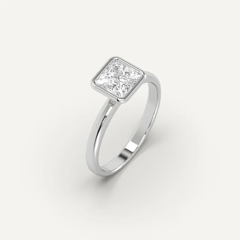 Don't Miss Out On Jaw-Dropping Jewelry Discounts 1 carat Princess Cut Diamond Ring