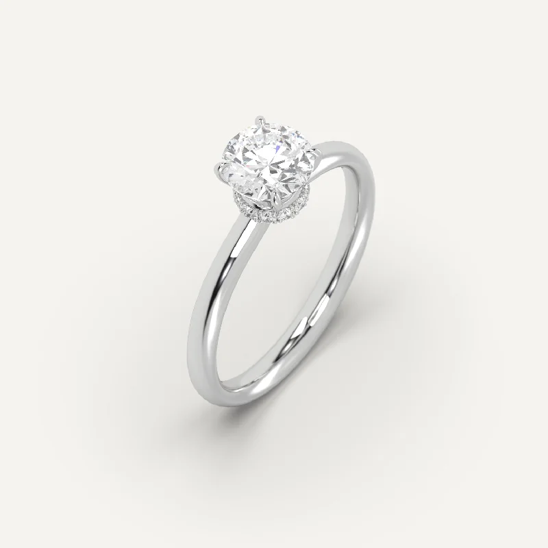Personalized Jewelry Sale – Unique Gifts At Low Prices 1 carat Round Cut Diamond Ring