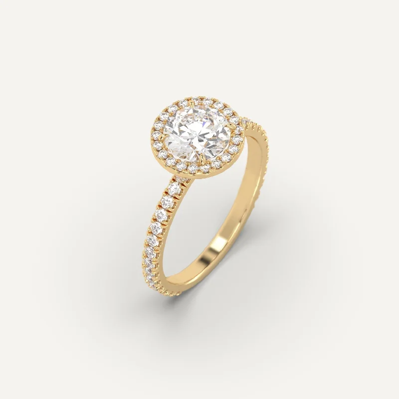 Seasonal Jewelry Sale – Upgrade Your Style Today 1 carat Round Cut Diamond Ring