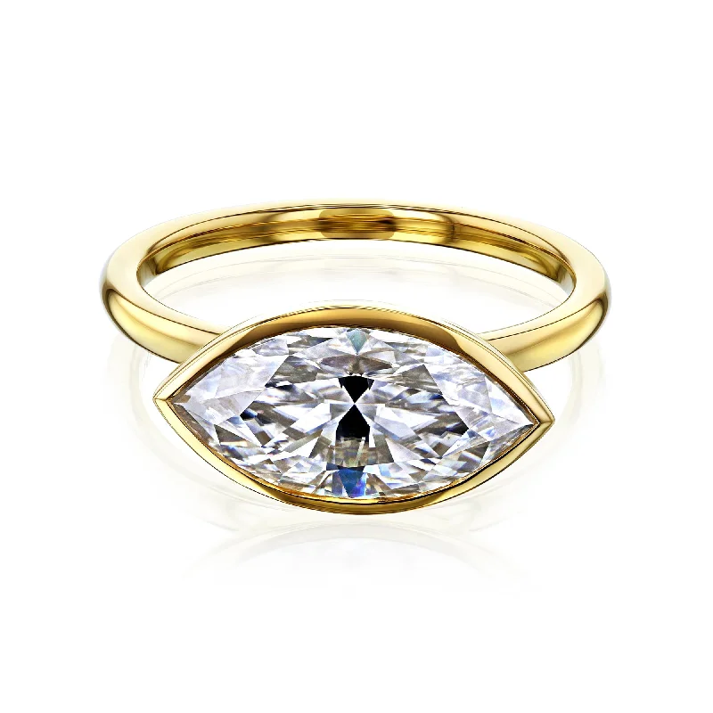 Shop Signature Jewelry Styles At Exclusive Prices 2.80ct Marquise Pret 3X Bezel Ring