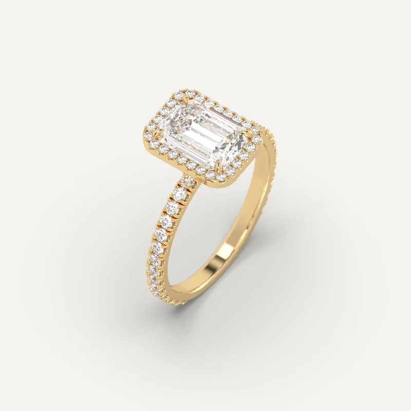 Limited Stock On Premium Jewelry At Low Prices 2 carat Emerald Cut Diamond Ring